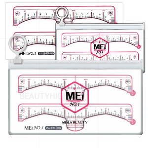 MEI 디자인 눈썹 입술 스티커자 (종택) 반영구재료